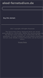 Mobile Screenshot of akad-fernstudium.de